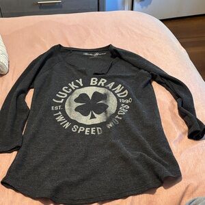 Lucky Brand Charcoal Long Sleeve Shirt